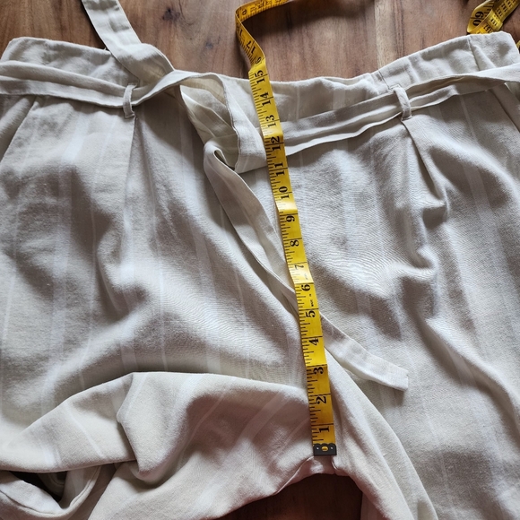 My style linen blend striped pants, size 2X - Picture 6 of 8